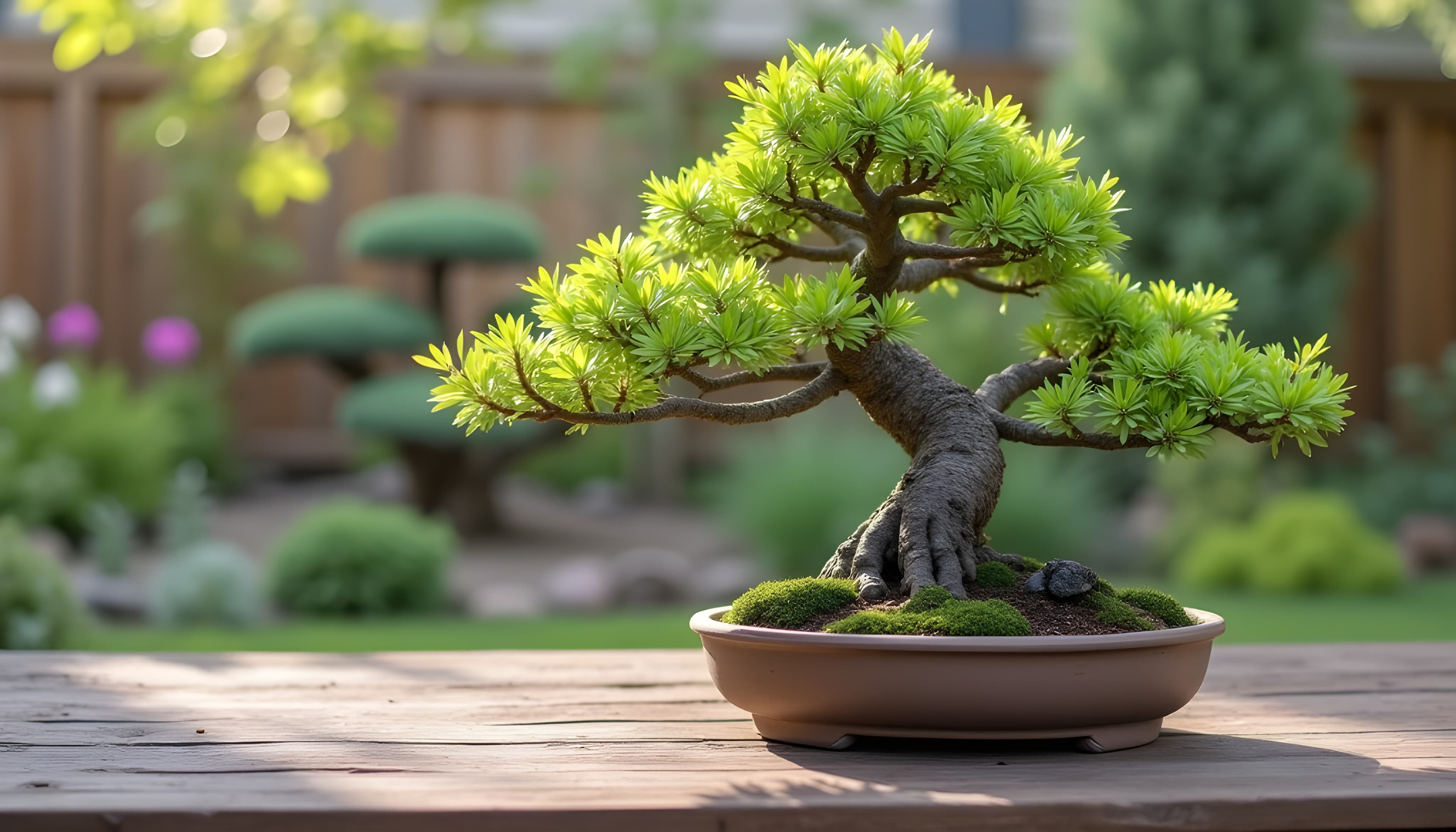 Beautiful bonsai tree