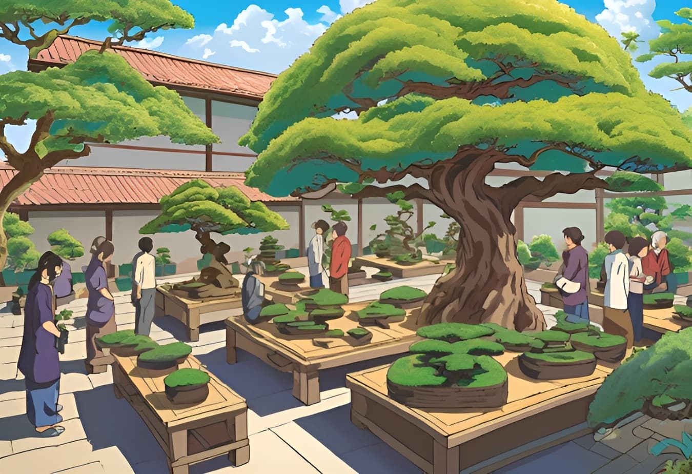 West Michigan Bonsai Club members